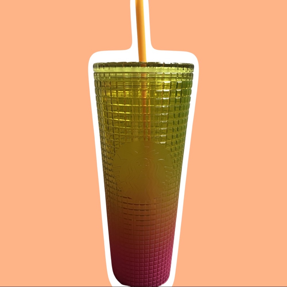 Starbucks 2022 Summer Gradient Yellow/Pink Tumbler - Venti